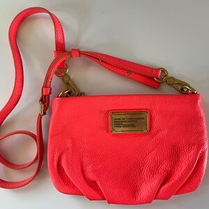 Neon Marc by Marc Jacobs shoulder clutch